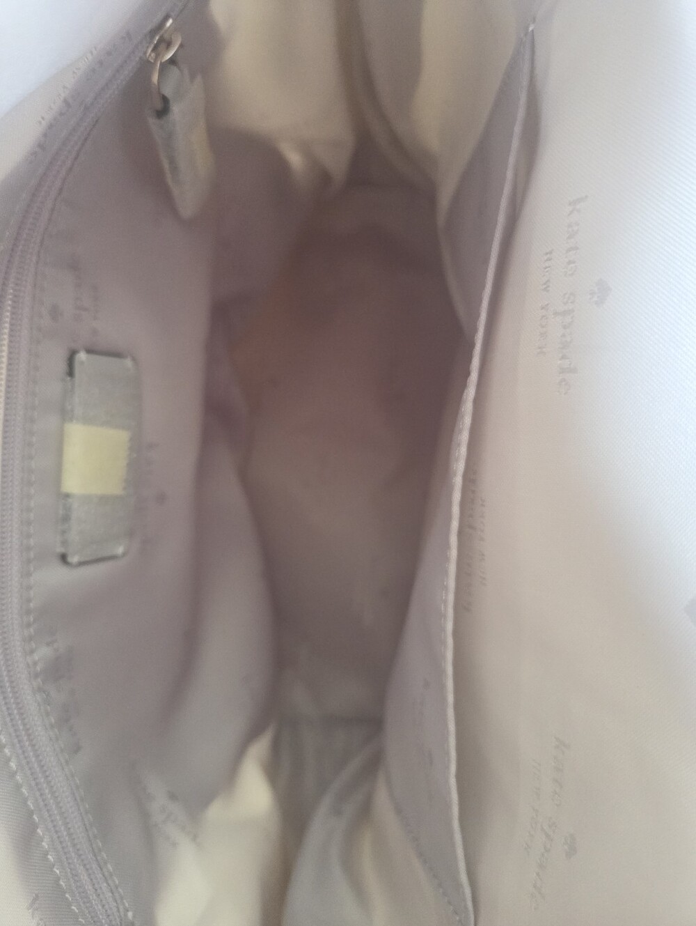 Kate Spade Chelsea Nylon Duffle Bag in Platinum Gray - Picture 5 of 5